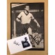 Signed card and an unsigned picture of Ted Farmer the WOLVES footballer.